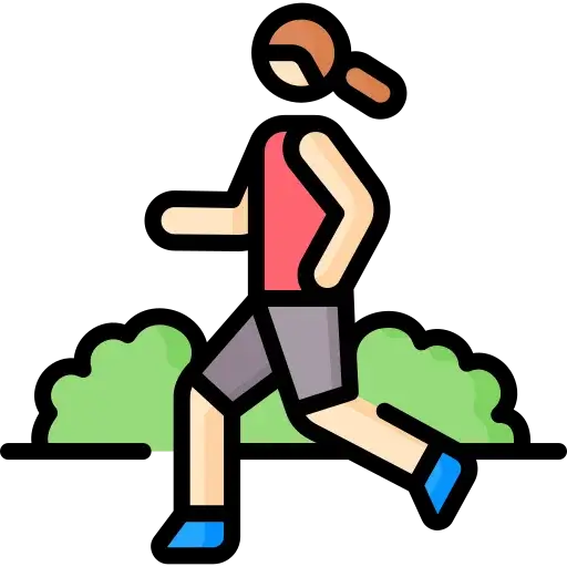 Jogging track for morning walks and runs at Brigade Kompally